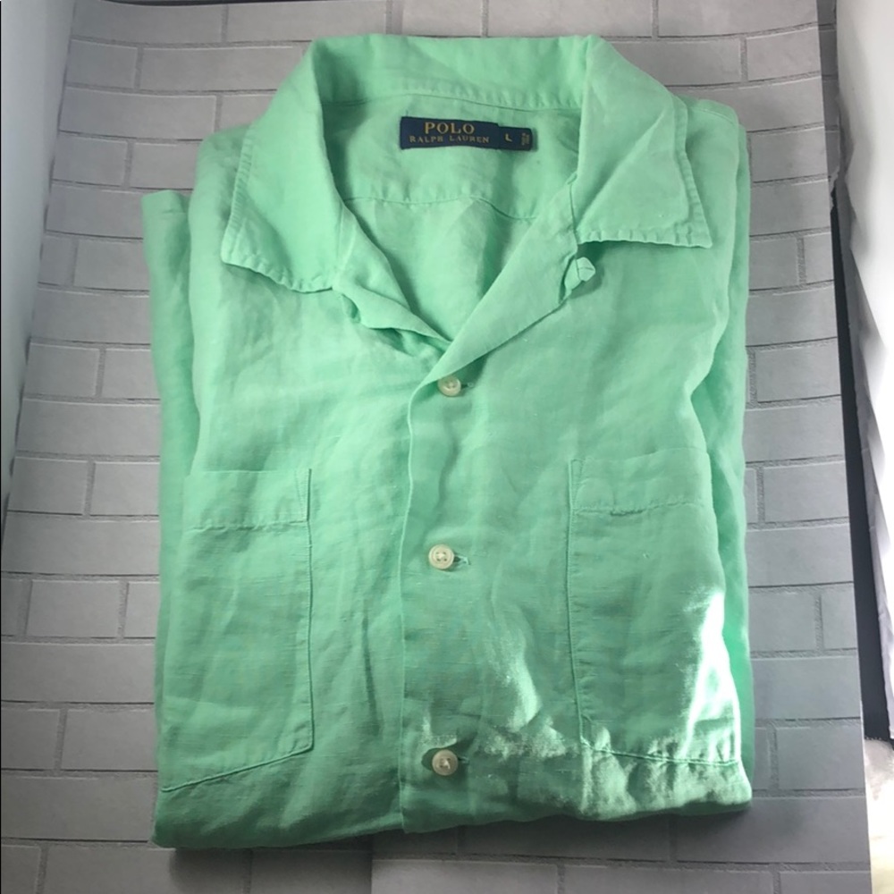 Men’s Polo lightweight boating shirt large